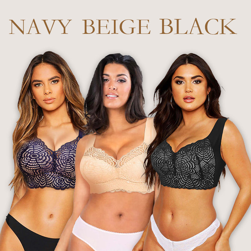 🔥LAST DAY BUY 1 GET 2 FREE(ADD 3 TO THE CART)🔥-🔥ULTIMATE LIFT STRETCH FULL-FIGURE SEAMLESS LACE CUT-OUT BRA