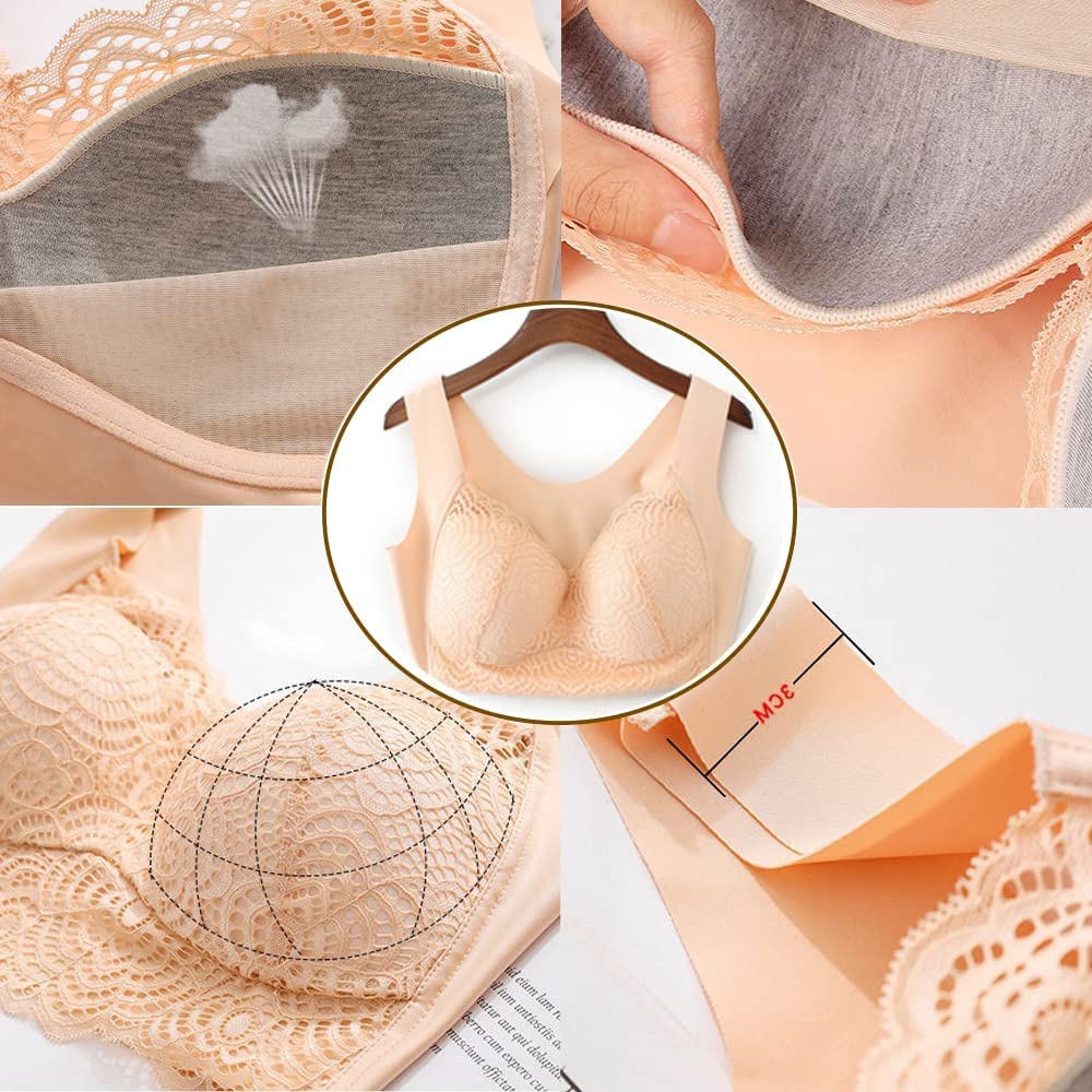 🔥LAST DAY BUY 1 GET 2 FREE(ADD 3 TO THE CART)🔥-🔥ULTIMATE LIFT STRETCH FULL-FIGURE SEAMLESS LACE CUT-OUT BRA