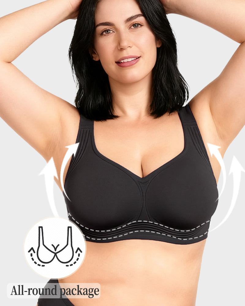 Comfortable Wireless Full Coverage Jelly Smoothing Bra
