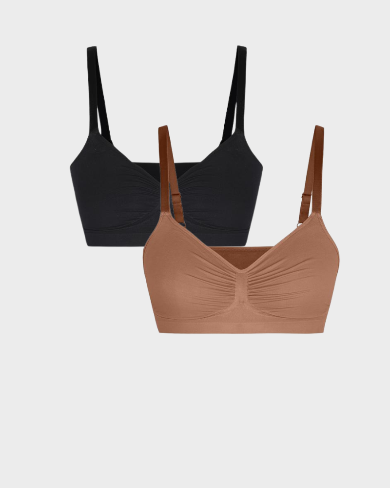 Full Coverage Non-Padded Wireless Sculpt Bra For Women