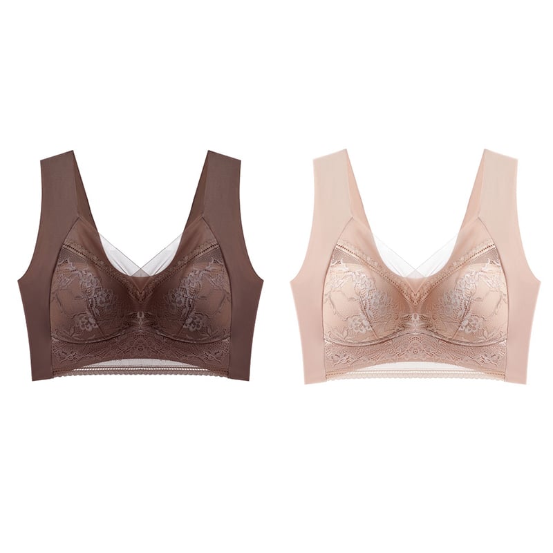 🔥Last Day Buy 1 Get 2 Free(Add 3 To The Cart)🔥-🔥Women’s Lace Silk Push Up Bra