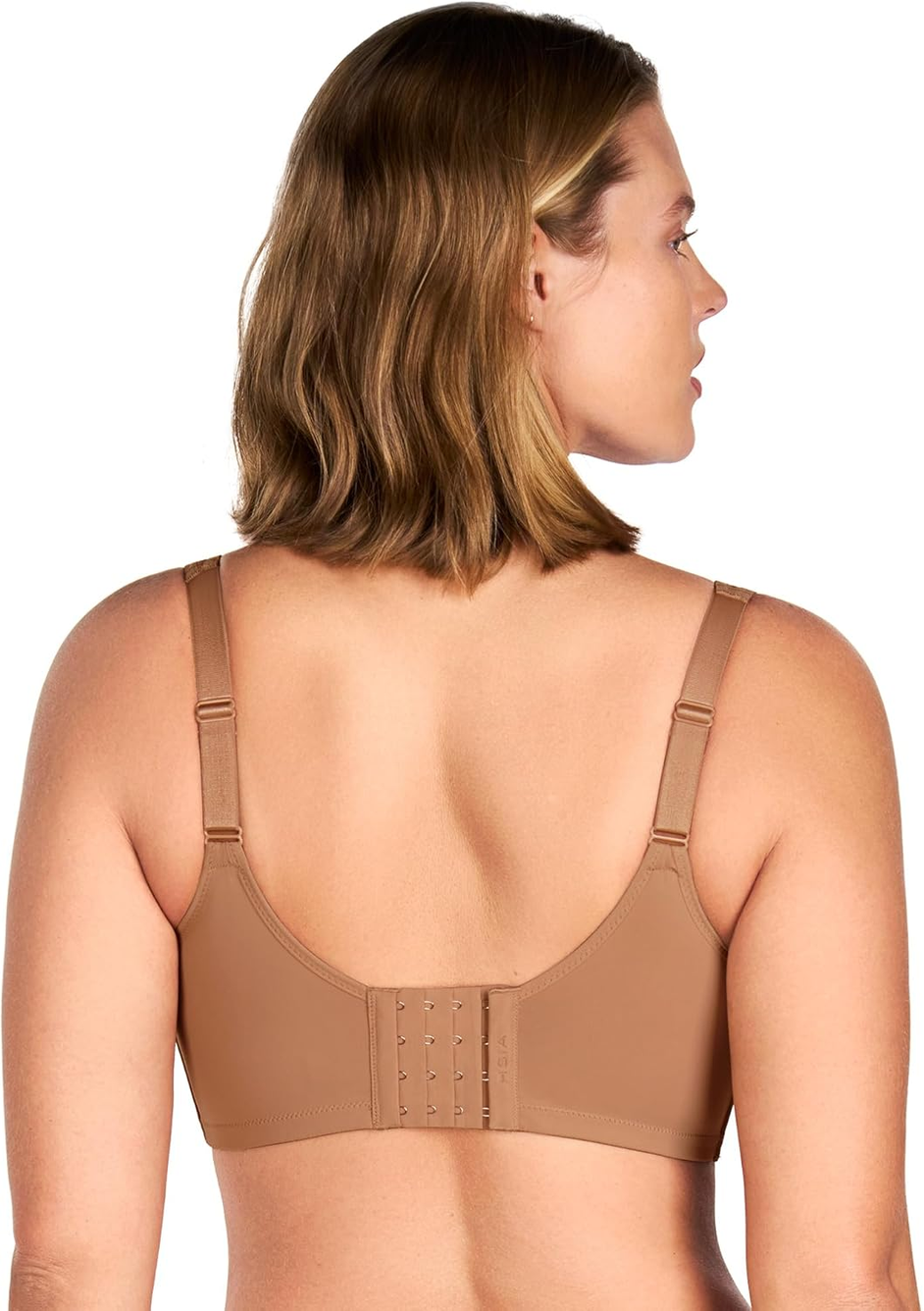 Plus Size Cooling Full Coverage Minimizer Bra -Rich Mocha