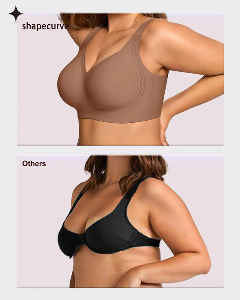 Seniorsbra® Plus Size Push Up Comfortable Wireless Full Coverage Jelly-Smoothing Bra