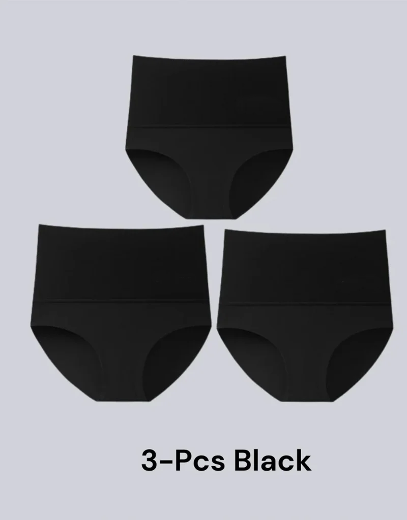3-Pack High Waisted Tummy Control Briefs