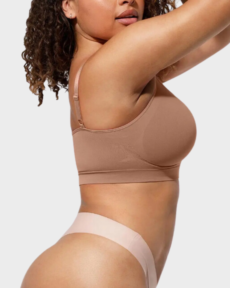 Full Coverage Non-Padded Wireless Sculpt Bra For Women