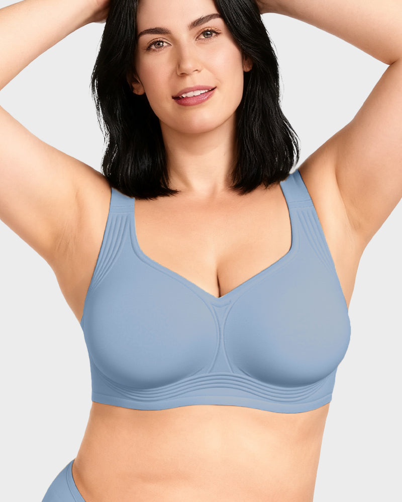 Comfortable Wireless Full Coverage Jelly Smoothing Bra