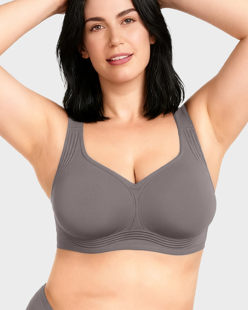Comfortable Wireless Full Coverage Jelly Smoothing Bra