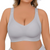 Seniorsbra®Enhanced W Support Adjustment Comfort Bra -Grey