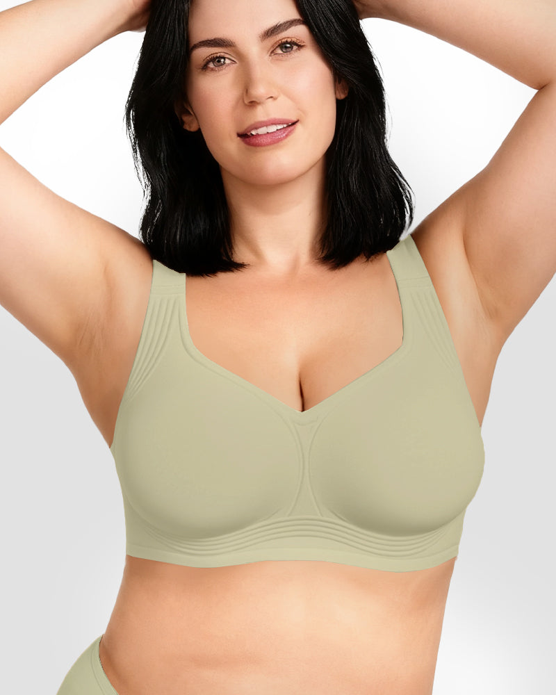 Comfortable Wireless Full Coverage Jelly Smoothing Bra