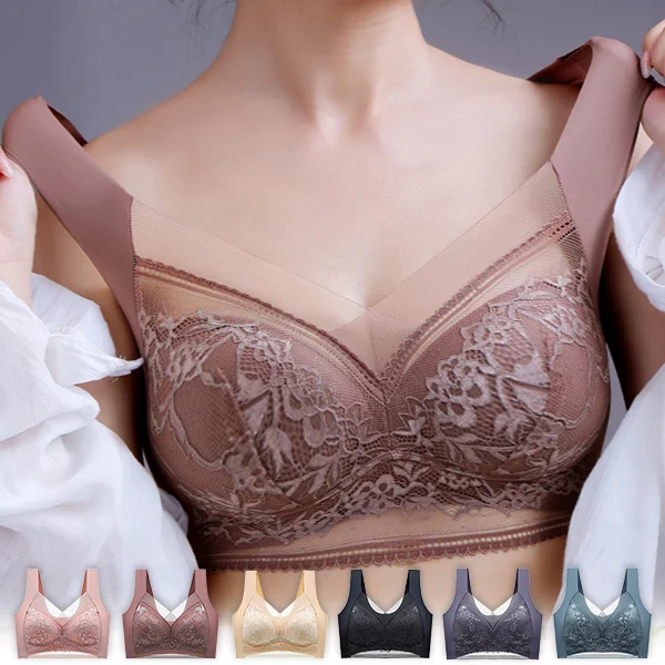 🔥Last Day Buy 1 Get 2 Free(Add 3 To The Cart)🔥-🔥Women’s Lace Silk Push Up Bra