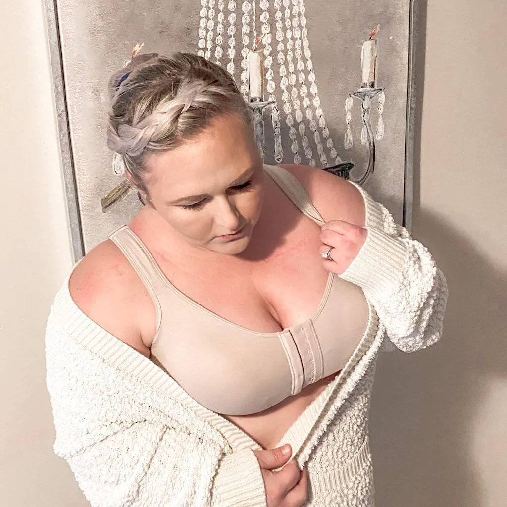 SENIORSBRA®Women's 18-Hour Front Closure Wireless Back Support Posture Full Coverage Bra(BUY ONE GET TWO FREE)