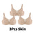 Plus Size Cooling Full Coverage Minimizer Bra -Skin (3 Pack)