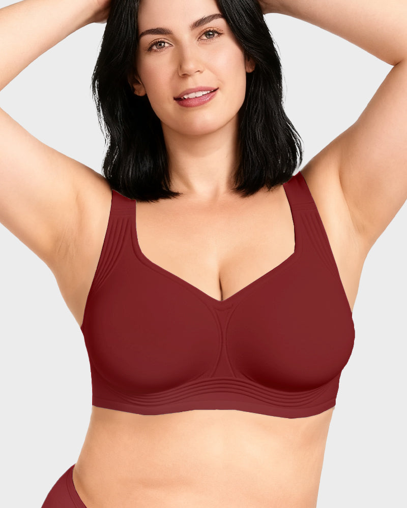 Comfortable Wireless Full Coverage Jelly Smoothing Bra