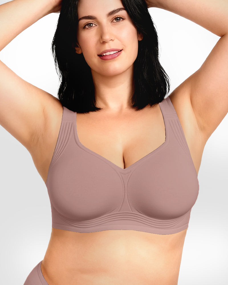 Comfortable Wireless Full Coverage Jelly Smoothing Bra