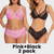 Full Coverage Lace Minimizer Bra - Mermaid Black+Pink (2 PACK)