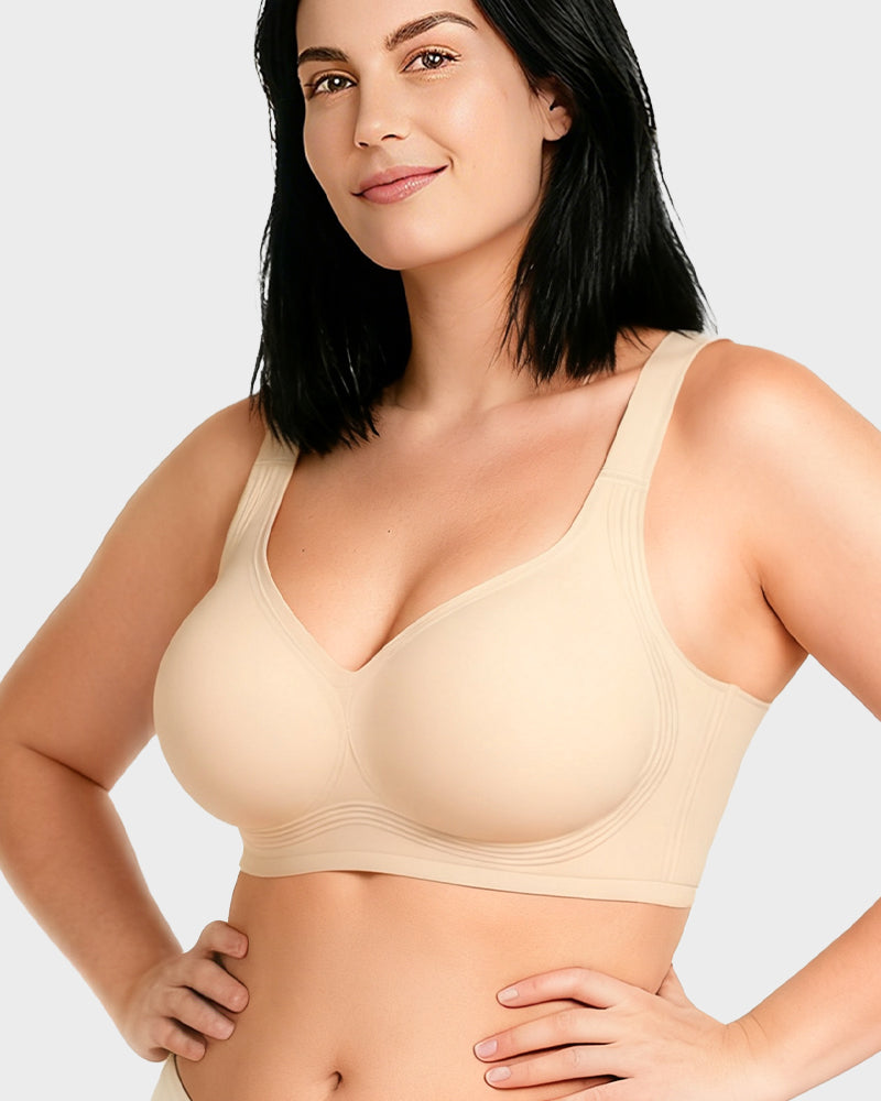 Comfortable Wireless Full Coverage Jelly Smoothing Bra