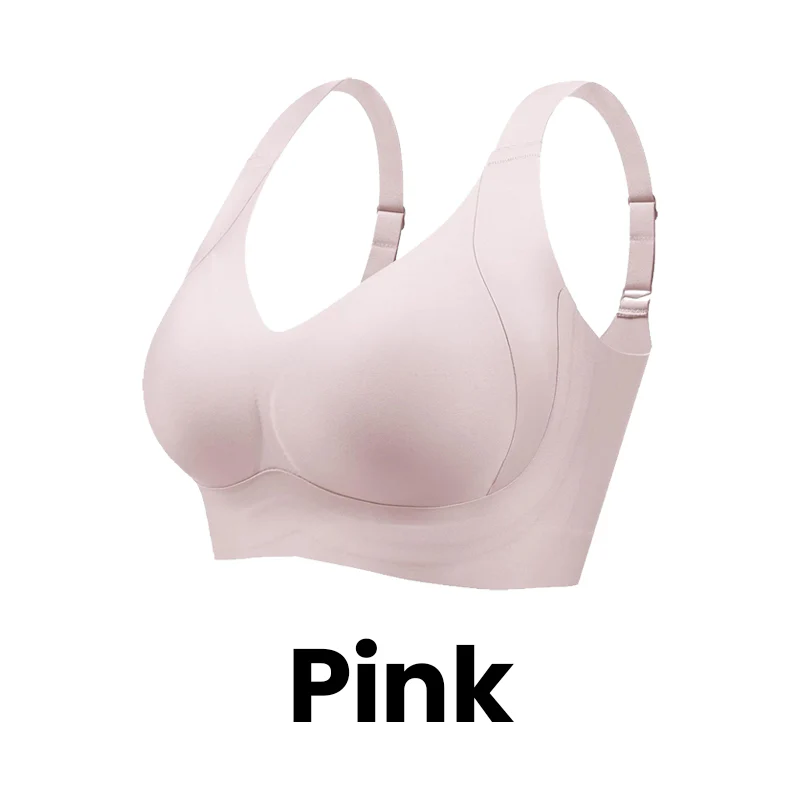 Seniorsbra®Enhanced W Support Adjustment Comfort Bra -Pink