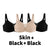 Plus Size Cooling Full Coverage Minimizer Bra -Skin+Black+Black (3 Pack)