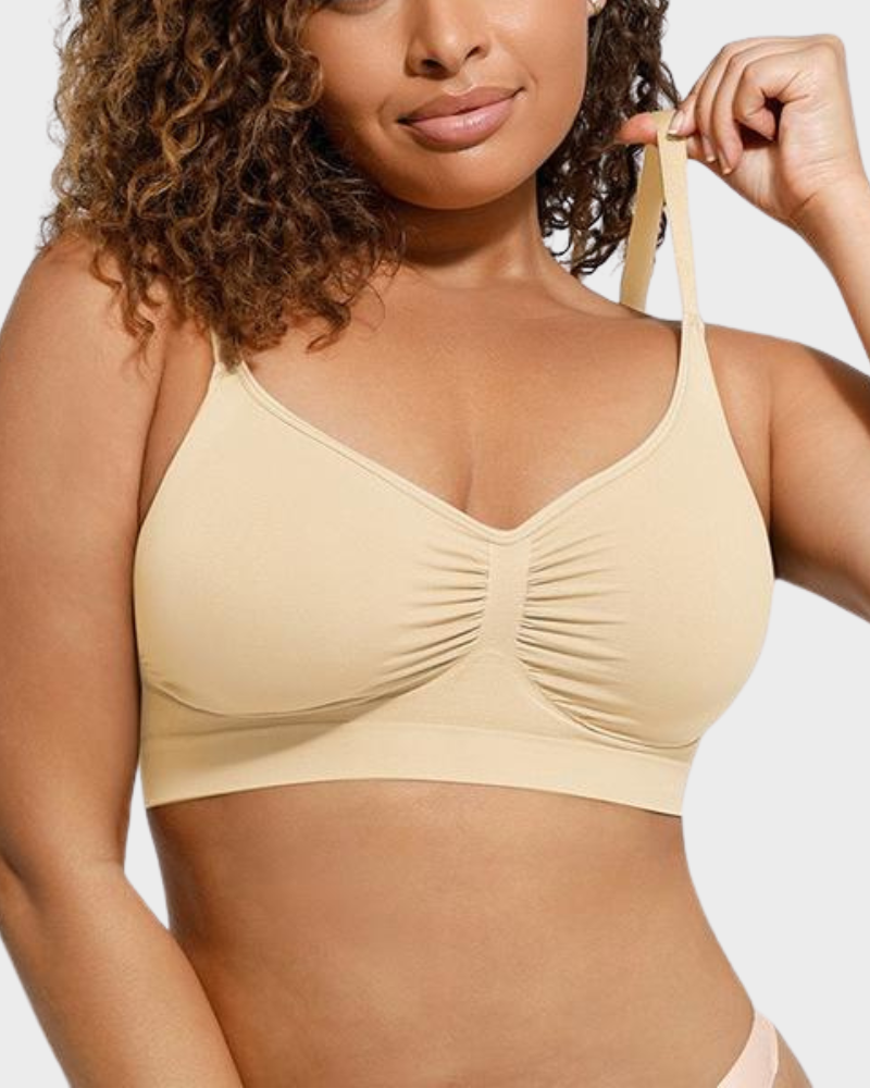 Full Coverage Non-Padded Wireless Sculpt Bra For Women