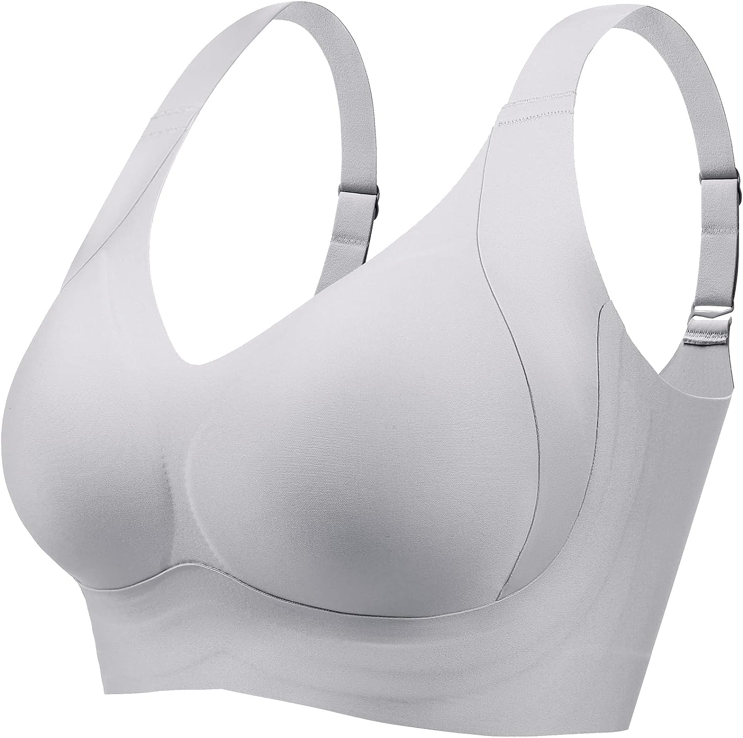 Seniorsbra®Enhanced W Support Adjustment Comfort Bra -Grey