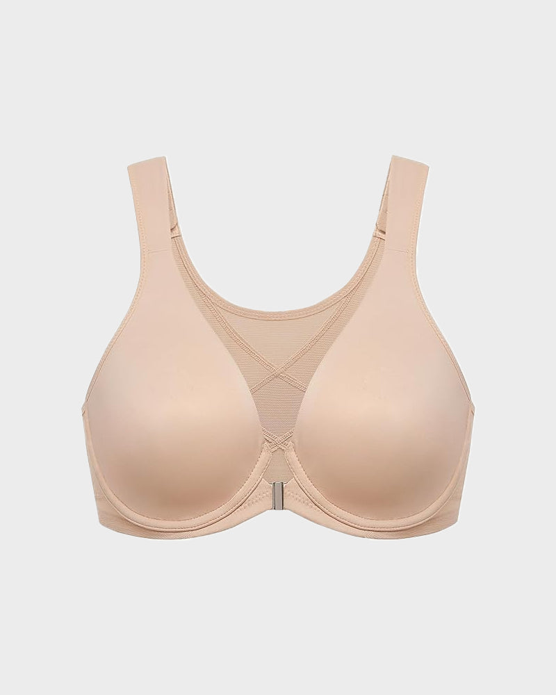Seniorsbra®Front Closure Wireless Back Support Plunge Bra