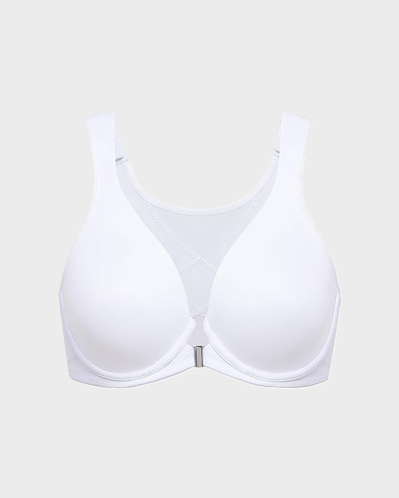 Seniorsbra®Front Closure Wireless Back Support Plunge Bra