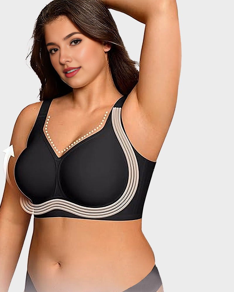 Seniorsbra® Plus Size Push Up Comfortable Wireless Full Coverage Jelly-Smoothing Bra