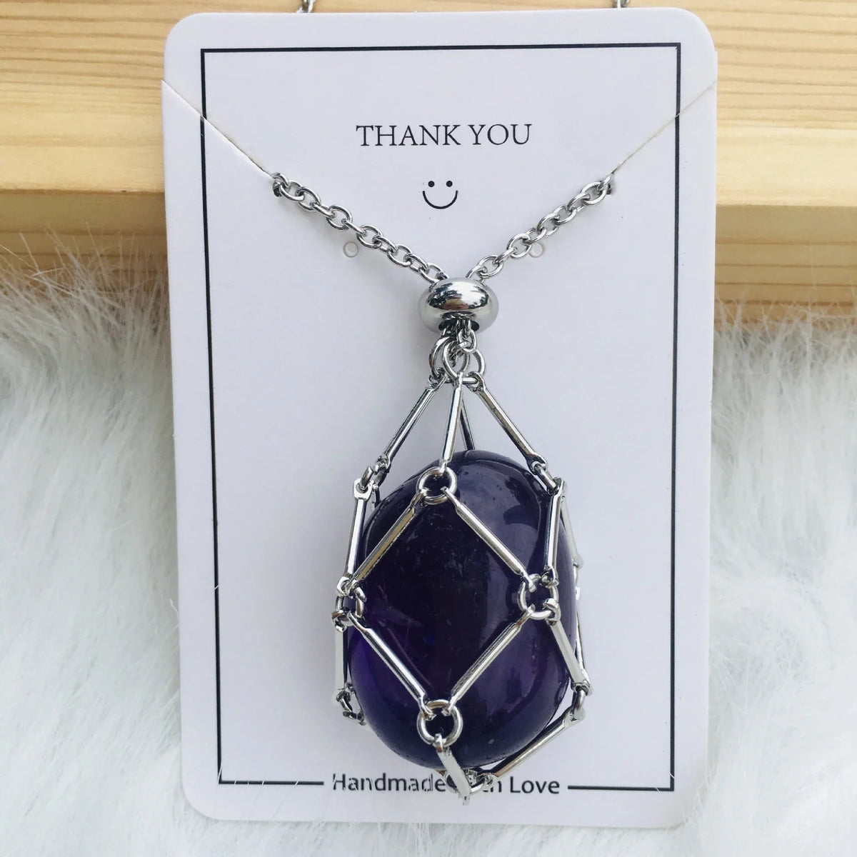 🎁2023 Crystal Stone Holder Necklace - Free (Crystal) Gift Included🎁
