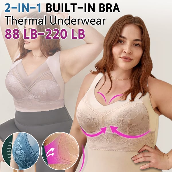 SENIORSBRA®2-in-1 Built-in Bra Thermal Underwear
