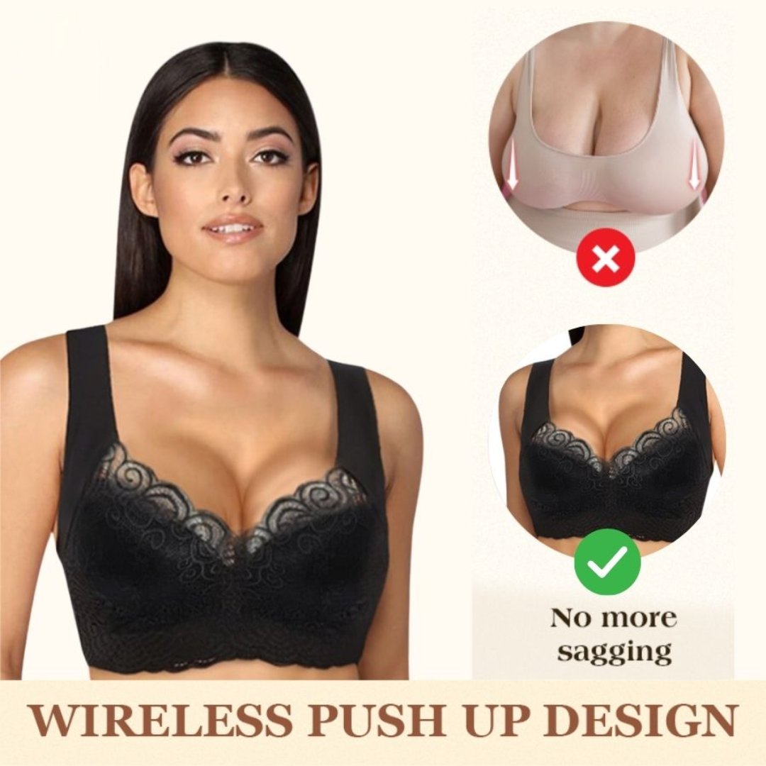 SENIORSBRA®Seamless Bra Wireless Push Up Lace Bra