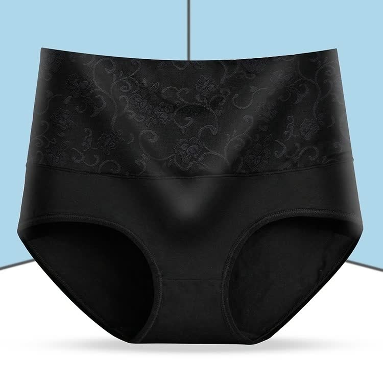 High Waist Underwear Women&#39;s Cotton Waist Cincher Butt-lifting Briefs