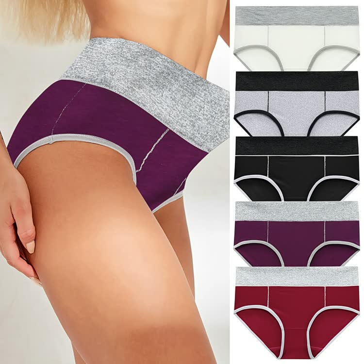 Ladies High Waist Women Underwear Back Panties