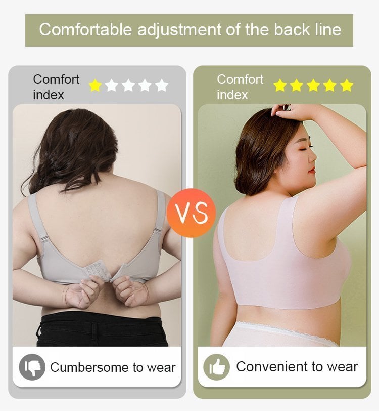 🔥Last Day Buy 1 Get 2 Free(Add 3 To The Cart)🔥-🔥Seamless Wireless Bras for Women Mesh Comfortable Padded Back Smoothing Bra