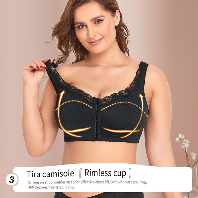 October 2023 Front Closure Bras for Women Comfort Wireless Push Up Bras  Plus Size Full Coverage Bras Brassiere Without Underwire Ropa De Invierno  para Mujer En Oferta at  Women's Clothing