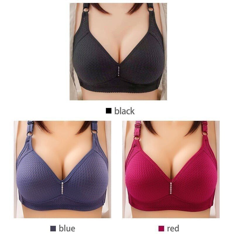 Plus size comfortable wireless bra(BUY 1 GET 2 FREE)