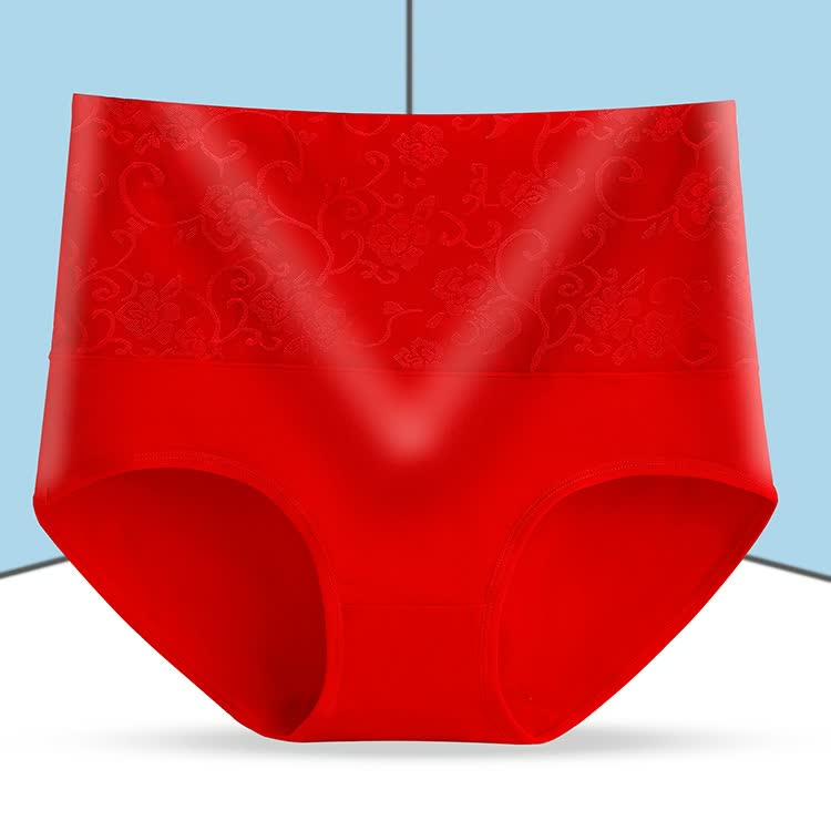 High Waist Underwear Women&#39;s Cotton Waist Cincher Butt-lifting Briefs