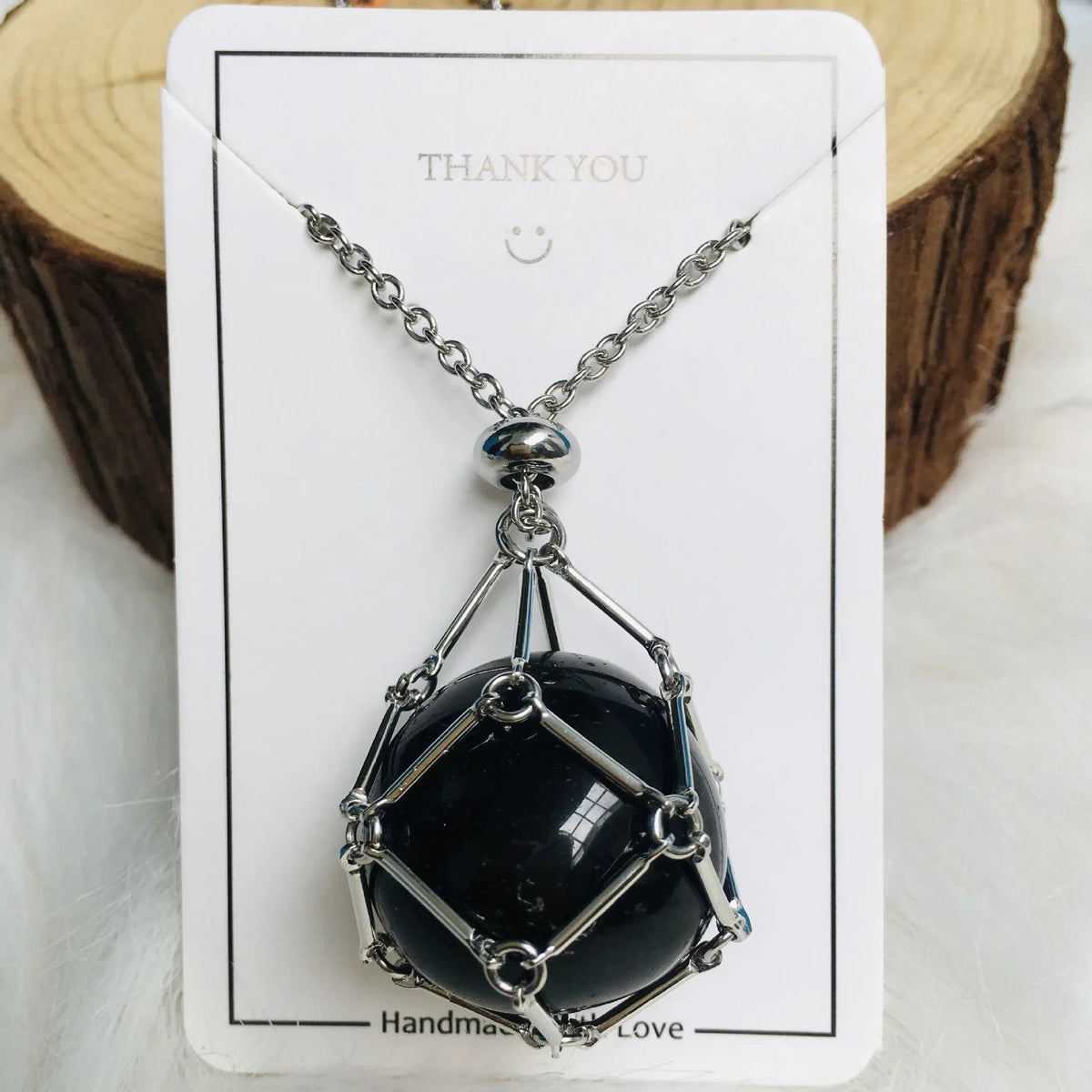 🎁2023 Crystal Stone Holder Necklace - Free (Crystal) Gift Included🎁