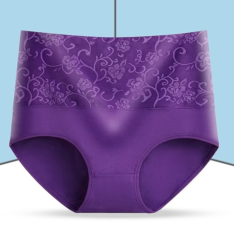 High Waist Underwear Women&#39;s Cotton Waist Cincher Butt-lifting Briefs
