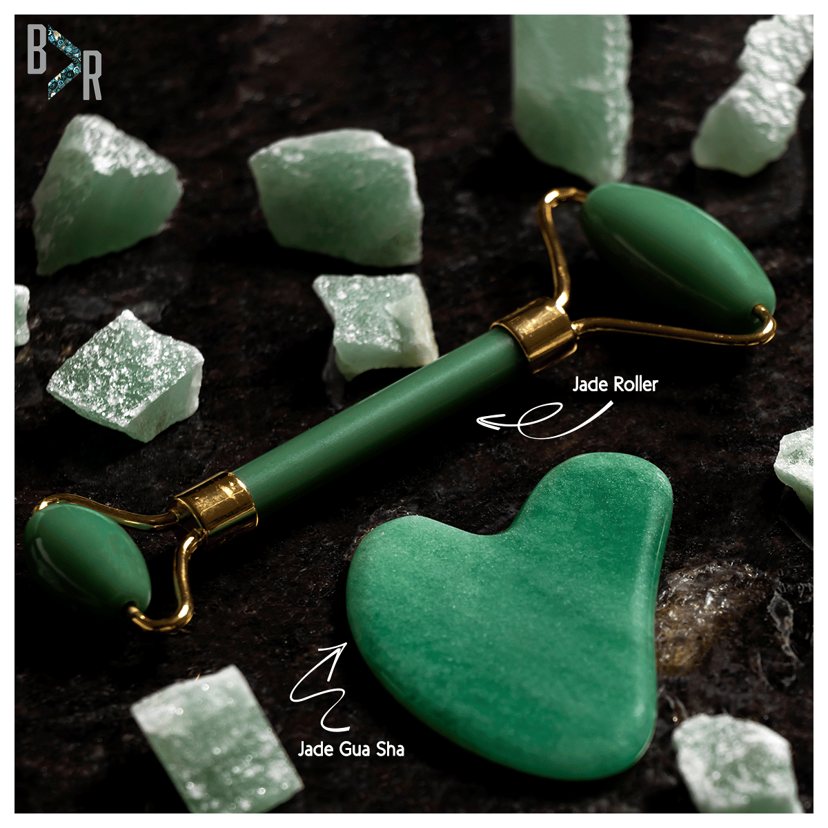 🍀(Hot sale)🍀Powder Crystal Jade Massage Facial Beauty Set