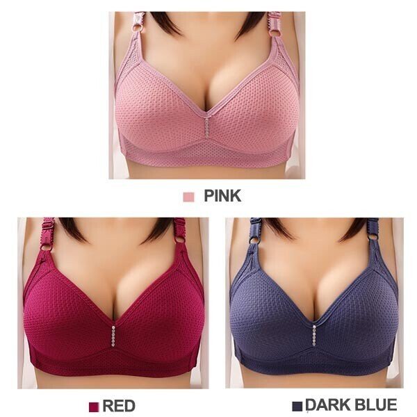 Plus size comfortable wireless bra(BUY 1 GET 2 FREE)