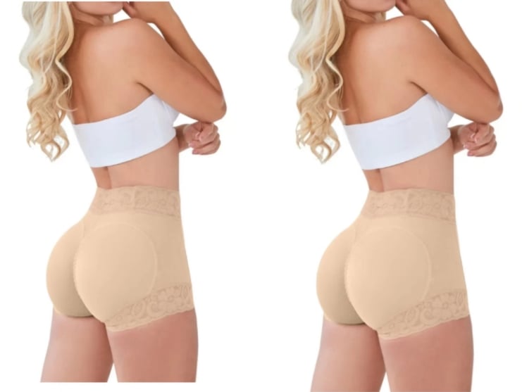 Women Lace Classic Daily Wear Body Shaper Butt Lifter Panty Smoothing Brief