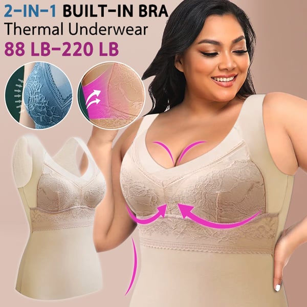 SENIORSBRA®2-in-1 Built-in Bra Thermal Underwear
