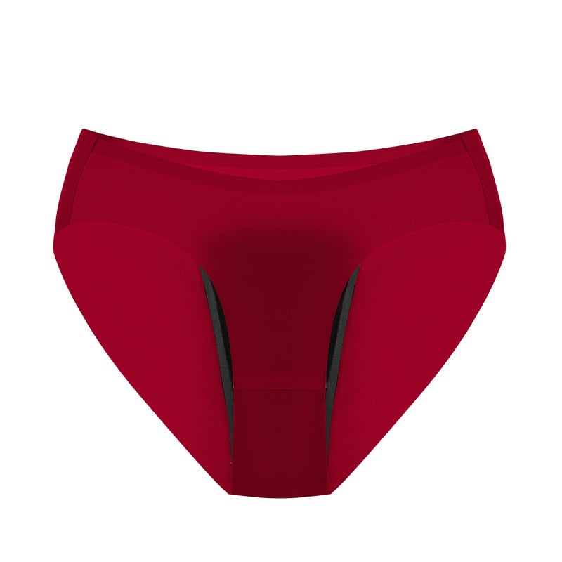 PAY 1 GET 3PACKS ❤️ Ice Silk Seamless One-piece 4-layer Leak-proof Physiological Panties