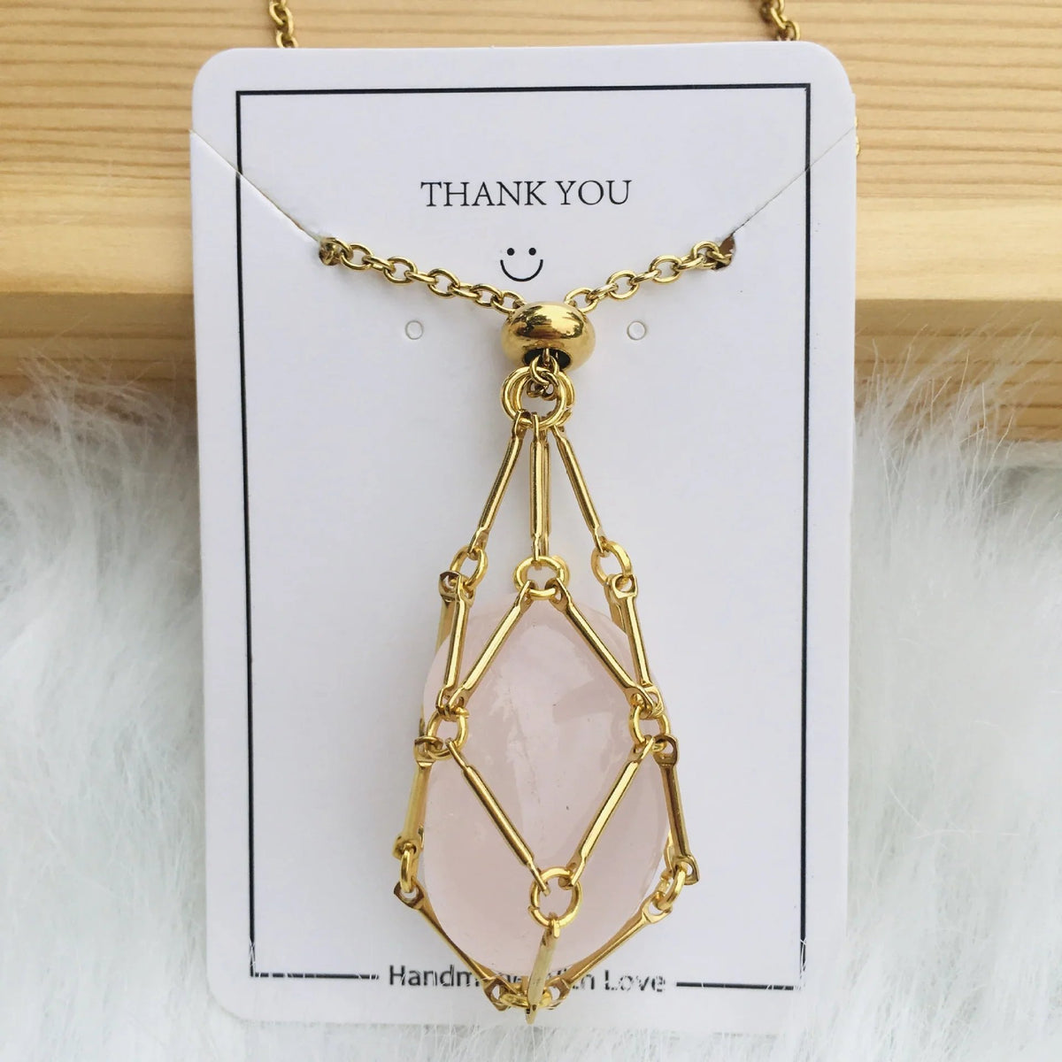 🎁2023 Crystal Stone Holder Necklace - Free (Crystal) Gift Included🎁