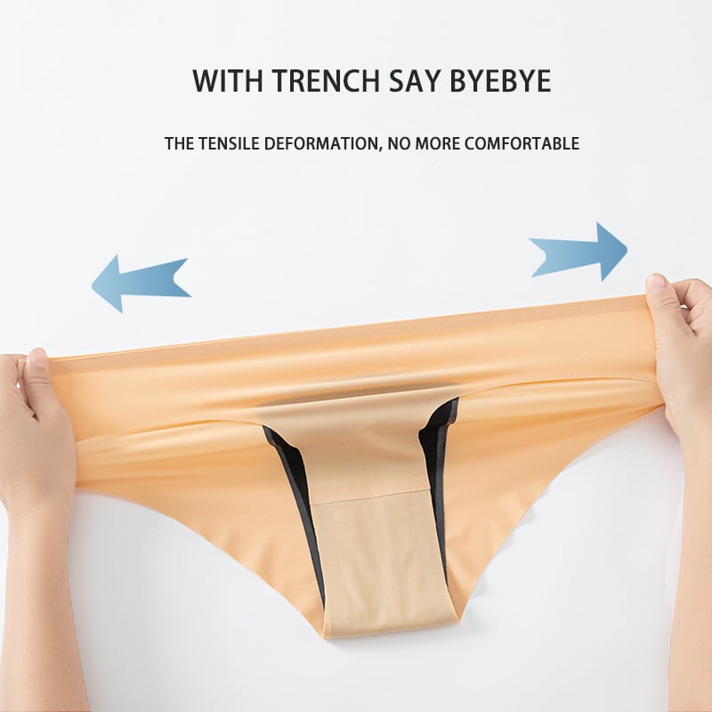 PAY 1 GET 3PACKS ❤️ Ice Silk Seamless One-piece 4-layer Leak-proof Physiological Panties