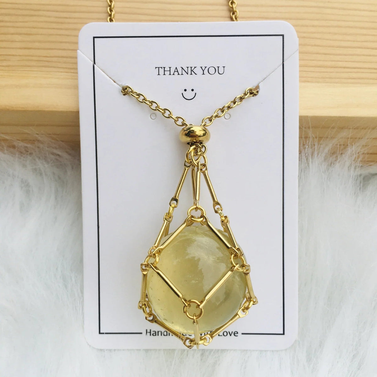 🎁2023 Crystal Stone Holder Necklace - Free (Crystal) Gift Included🎁