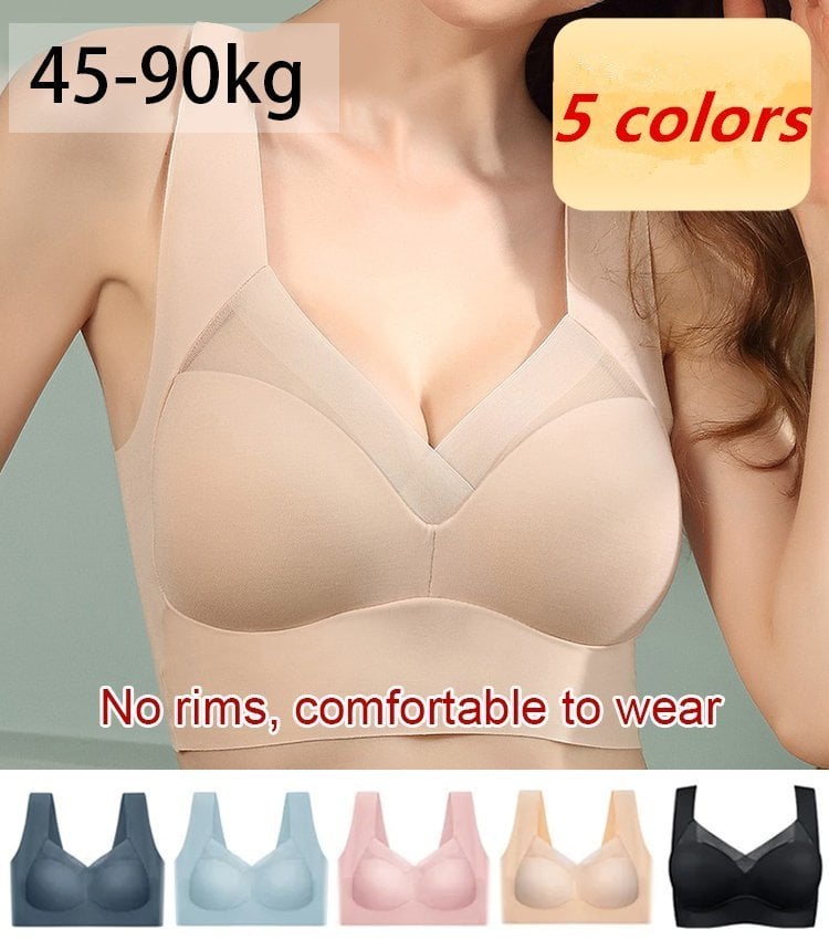 🔥Last Day Buy 1 Get 2 Free(Add 3 To The Cart)🔥-🔥Seamless Wireless Bras for Women Mesh Comfortable Padded Back Smoothing Bra