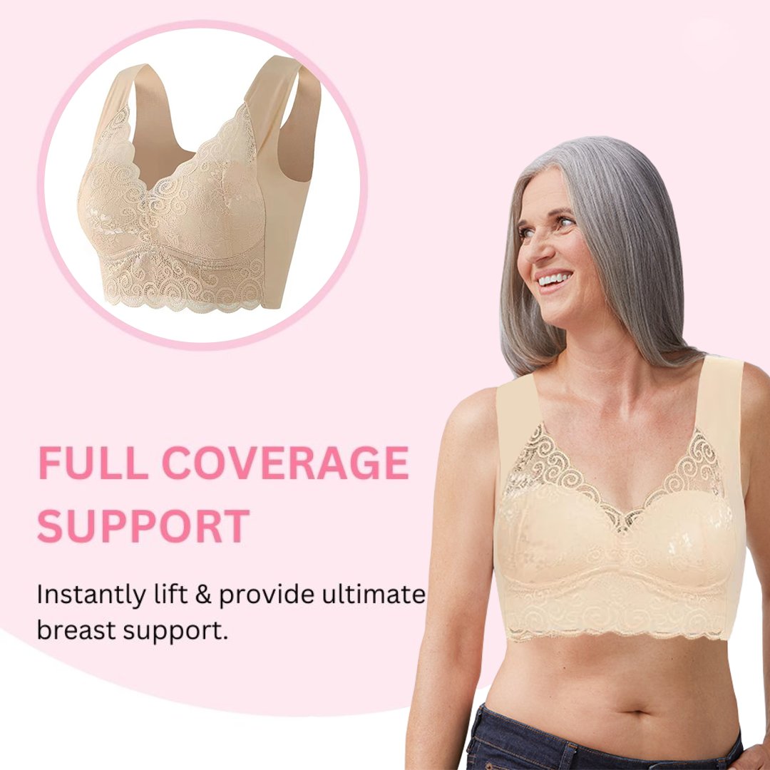 SENIORSBRA®Seamless Bra Wireless Push Up Lace Bra
