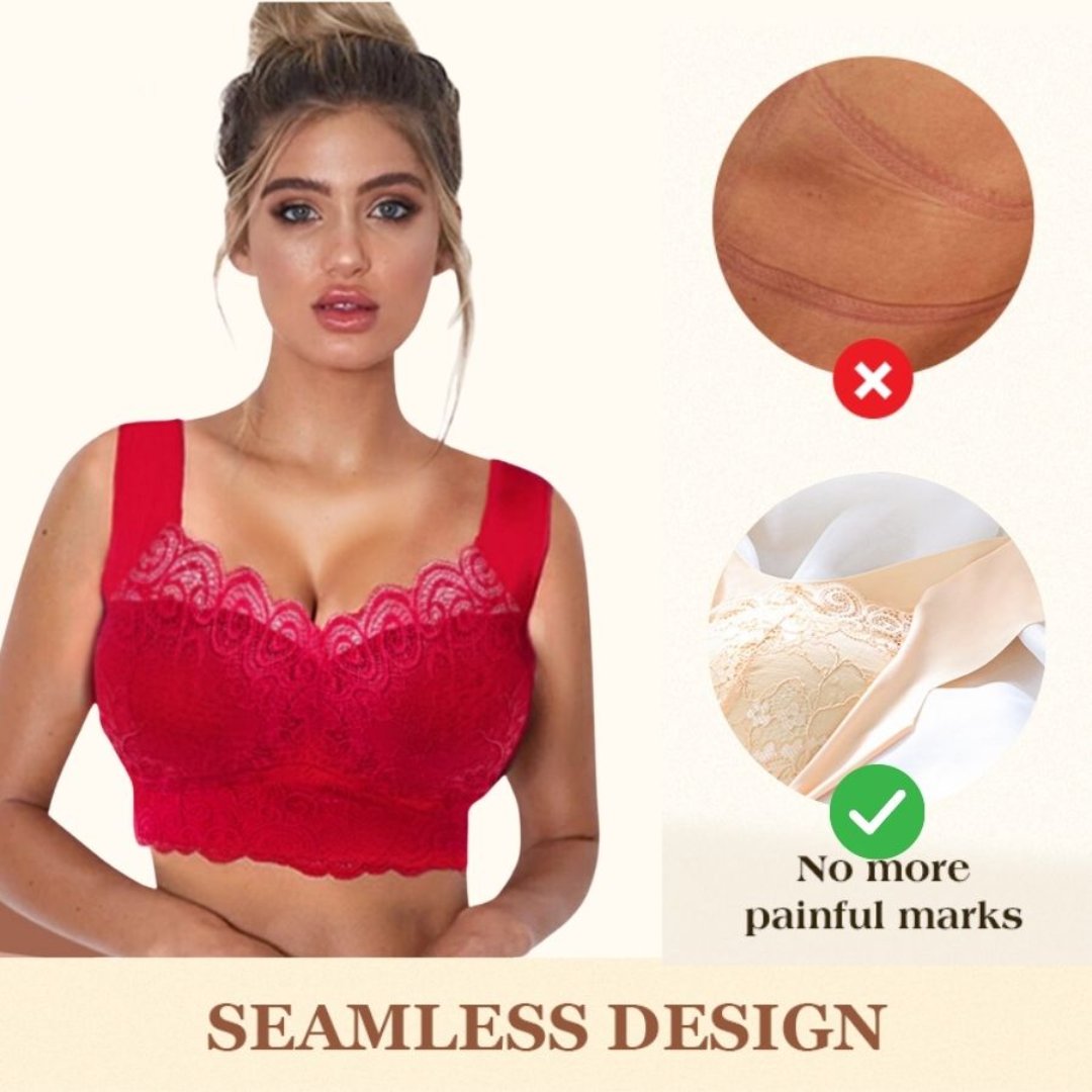 SENIORSBRA®Seamless Bra Wireless Push Up Lace Bra